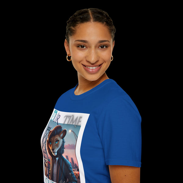 Duperfans by JetLion presents Ambassadress | Our Time. Our Way. Tee, Trendsetter Tee, Unisex Softstyle Tee, Animated Style Shirt, Perfect Gift for Kids & Teens