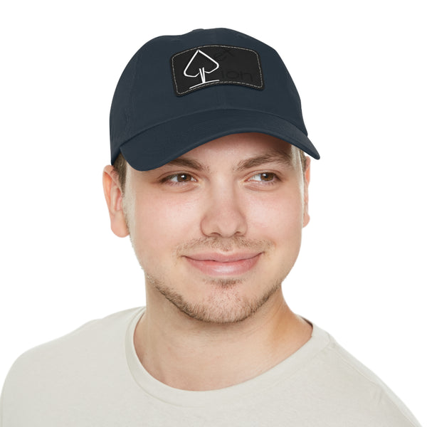 Reflection by JetLion – Premium Dad Hat with JetLionApp Spade Logo Patch | Clean, Minimal, Intentional
