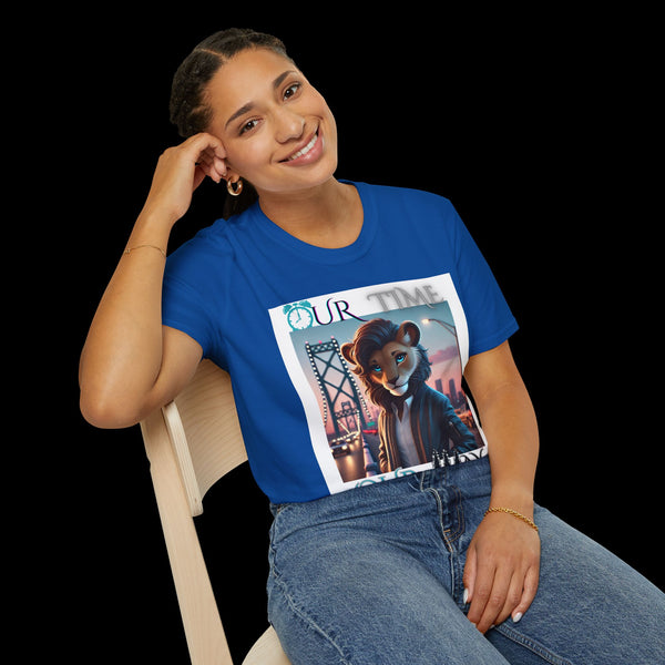 Duperfans by JetLion presents Ambassadress | Our Time. Our Way. Tee, Trendsetter Tee, Unisex Softstyle Tee, Animated Style Shirt, Perfect Gift for Kids & Teens