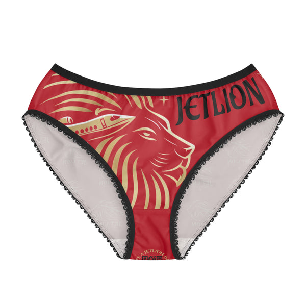 Fierce Edition: Vibrant Essentials by JetLion | Women’s Underwear (Red) | Soft Comfort with Quiet Confidence, Cute Gifts for Her, Fun Lingerie, Everyday Essentials