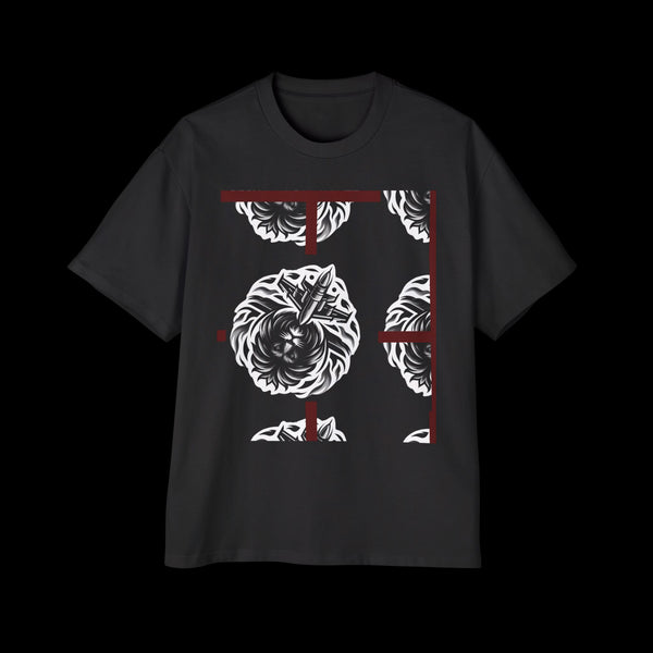 Resolute by JetLion – Statement Graphic Tee | Unshaken. Unmoved. Unapologetic. | Stylish Men's Oversized Tee, Graphic Tee, Casual Wear, Comfortable Shirt, Streetwear Fashion, Gift for Him