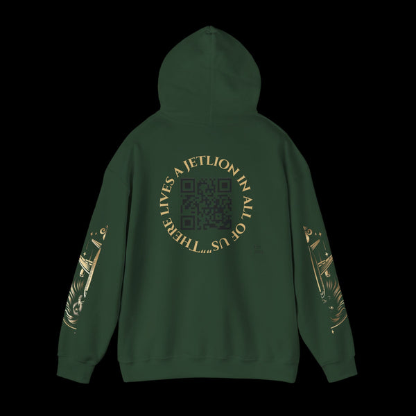 Manifest by JetLion Streak Hoodie:  Unisex Luxury Streetwear x Gift for Him x JetLion Signature Drop