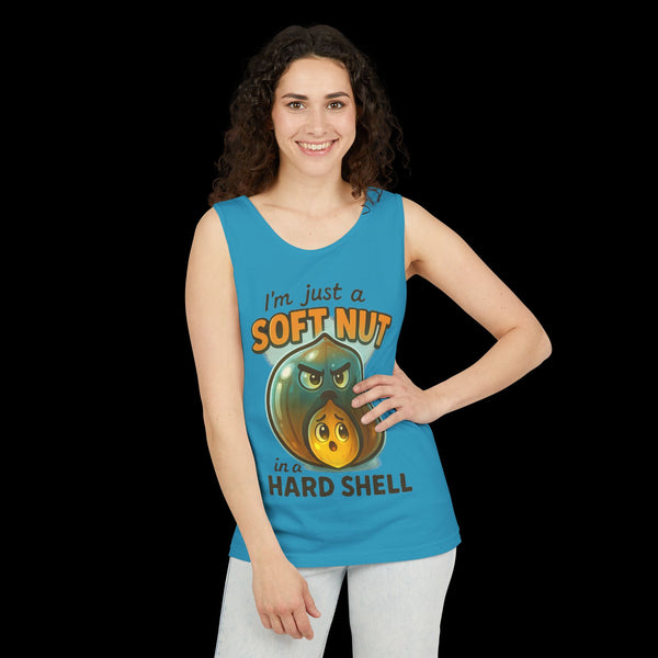 Phrazorblade by JetLion presents OnGuard – Emotional Armor Tank for the Bold and Reserved | Summer Wear, Gift for Him/Her, Casual Layering, Animal Lovers