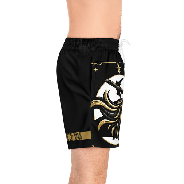 Takeoff by JetLion presents Stealth Black Trunks Luxe Flight Edition | Beachwear, Summer Essentials, Pool Party Attire, Vacation Gear