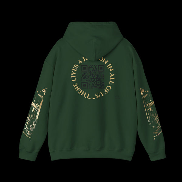 Manifest by JetLion Streak Hoodie:  Unisex Luxury Streetwear x Gift for Him x JetLion Signature Drop