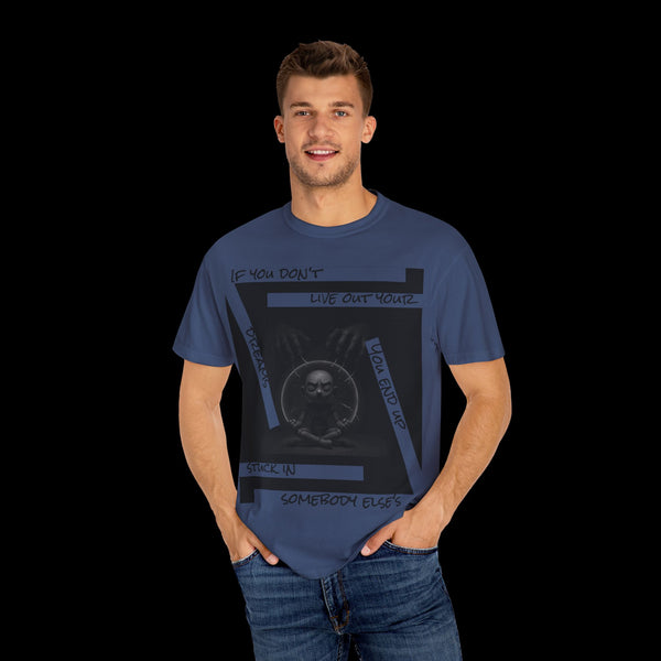 Phrazorblade by JetLion presents Detach | Inspirational Graphic Tee, Motivational T-Shirt, Unisex Casual Wear, Gift for Dreamers, Everyday Comfort, Unique Statement Shirt