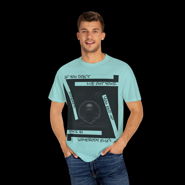 Phrazorblade by JetLion presents Detach | Inspirational Graphic Tee, Motivational T-Shirt, Unisex Casual Wear, Gift for Dreamers, Everyday Comfort, Unique Statement Shirt