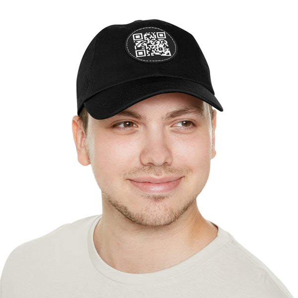 Cipher by JetLion – QR Patch Dad Hat for Silent Impact & Coded Presence Perfect for Casual Outfits, Gifts, Summer, Outdoor Adventures, Unique Accessories