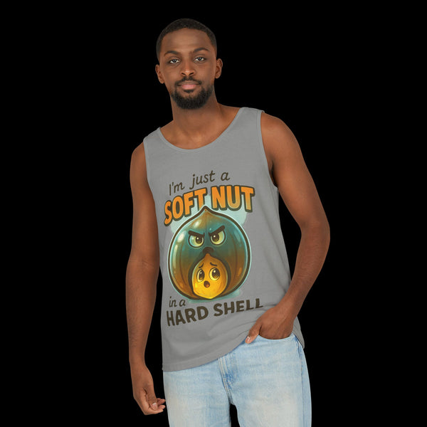 Phrazorblade by JetLion presents OnGuard – Emotional Armor Tank for the Bold and Reserved | Summer Wear, Gift for Him/Her, Casual Layering, Animal Lovers