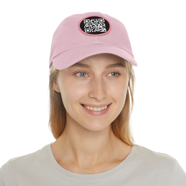Cipher by JetLion – QR Patch Dad Hat for Silent Impact & Coded Presence Perfect for Casual Outfits, Gifts, Summer, Outdoor Adventures, Unique Accessories