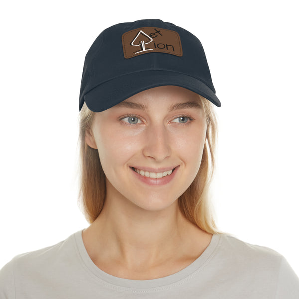 Reflection by JetLion – Premium Dad Hat with JetLionApp Spade Logo Patch | Clean, Minimal, Intentional