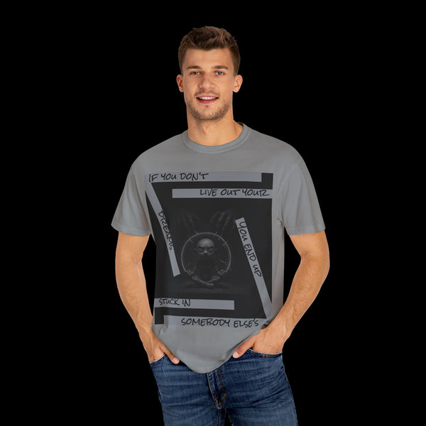 Phrazorblade by JetLion presents Detach | Inspirational Graphic Tee, Motivational T-Shirt, Unisex Casual Wear, Gift for Dreamers, Everyday Comfort, Unique Statement Shirt