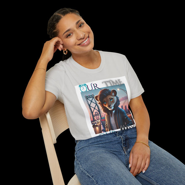 Duperfans by JetLion presents Ambassadress | Our Time. Our Way. Tee, Trendsetter Tee, Unisex Softstyle Tee, Animated Style Shirt, Perfect Gift for Kids & Teens