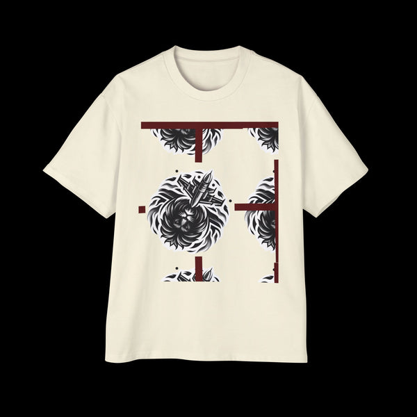 Resolute by JetLion – Statement Graphic Tee | Unshaken. Unmoved. Unapologetic. | Stylish Men's Oversized Tee, Graphic Tee, Casual Wear, Comfortable Shirt, Streetwear Fashion, Gift for Him