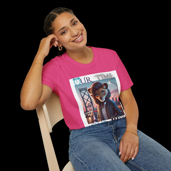 Duperfans by JetLion presents Ambassadress | Our Time. Our Way. Tee, Trendsetter Tee, Unisex Softstyle Tee, Animated Style Shirt, Perfect Gift for Kids & Teens