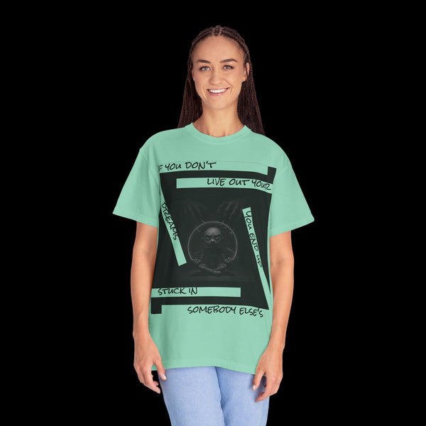 Phrazorblade by JetLion presents Detach | Inspirational Graphic Tee, Motivational T-Shirt, Unisex Casual Wear, Gift for Dreamers, Everyday Comfort, Unique Statement Shirt
