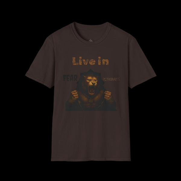 Breakthrough by JetLion Statement Tee of Unshakable Defiance | Duperfans x Phrazorblade Collaboration - Motivational Tee, Animal Lover Gift, Everyday Casual Wear, Fitness Apparel
