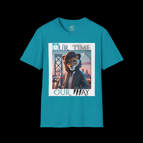 Duperfans by JetLion presents Ambassadress | Our Time. Our Way. Tee, Trendsetter Tee, Unisex Softstyle Tee, Animated Style Shirt, Perfect Gift for Kids & Teens