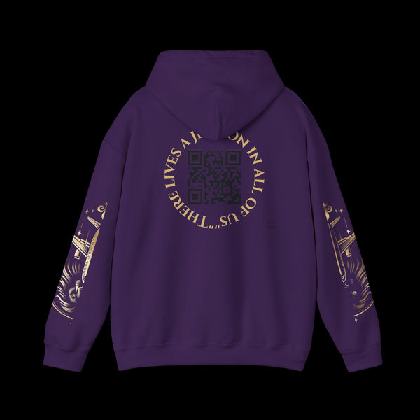 Manifest by JetLion Streak Hoodie:  Unisex Luxury Streetwear x Gift for Him x JetLion Signature Drop