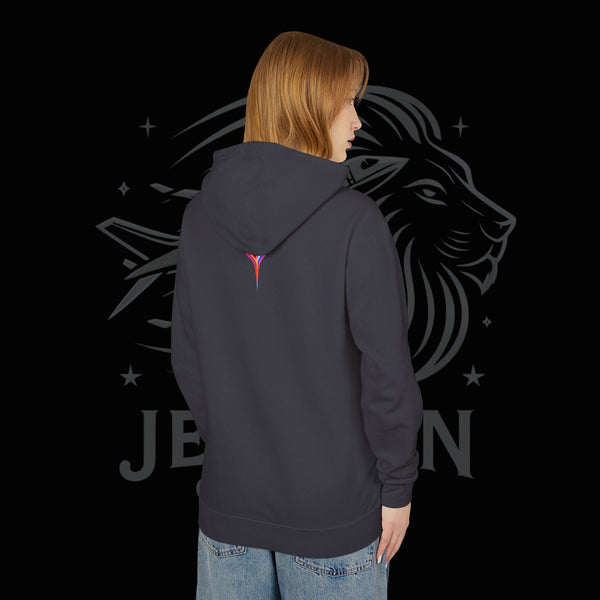 JetLion Present StarBurst Signature Lightweight Hoodie V1 — "JetLion" Cosmic Infused Graphic Sweatshirt