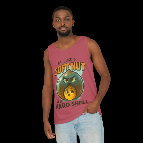 Phrazorblade by JetLion presents OnGuard – Emotional Armor Tank for the Bold and Reserved | Summer Wear, Gift for Him/Her, Casual Layering, Animal Lovers