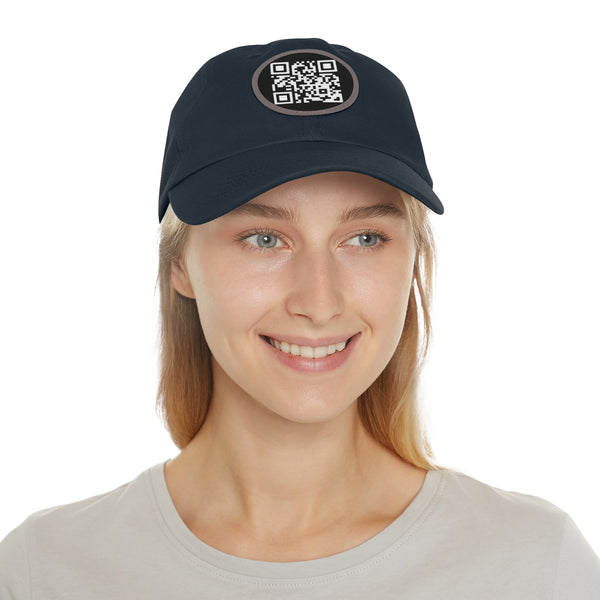 Cipher by JetLion – QR Patch Dad Hat for Silent Impact & Coded Presence Perfect for Casual Outfits, Gifts, Summer, Outdoor Adventures, Unique Accessories