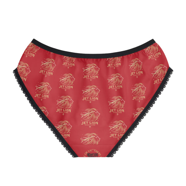 Fierce Edition: Vibrant Essentials by JetLion | Women’s Underwear (Red) | Soft Comfort with Quiet Confidence, Cute Gifts for Her, Fun Lingerie, Everyday Essentials