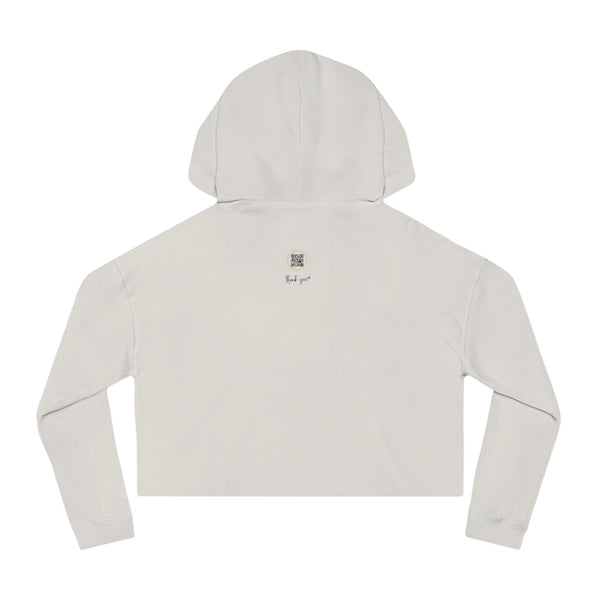 Adversity by JetLion – LetMeBe University Cropped Hoodie | Cropped Hooded Sweatshirt with Lion Design, Stylish Sweatshirt for College, Gift for Her, Casual Outfit, Trendy Top