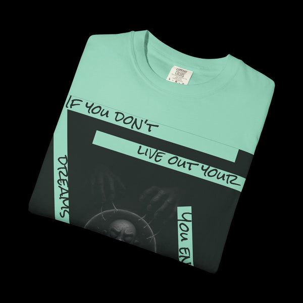 Phrazorblade by JetLion presents Detach | Inspirational Graphic Tee, Motivational T-Shirt, Unisex Casual Wear, Gift for Dreamers, Everyday Comfort, Unique Statement Shirt