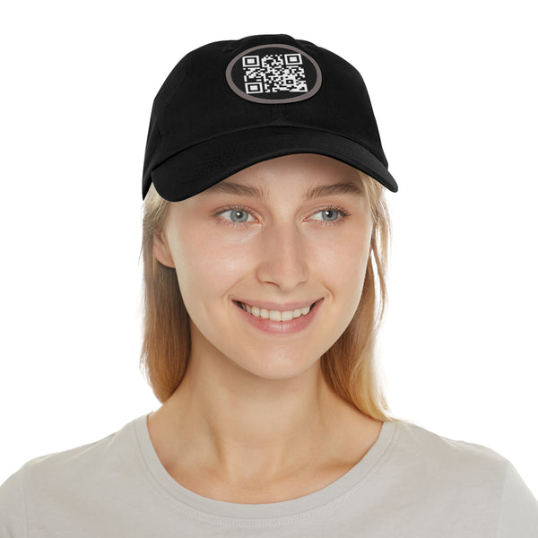 Cipher by JetLion – QR Patch Dad Hat for Silent Impact & Coded Presence Perfect for Casual Outfits, Gifts, Summer, Outdoor Adventures, Unique Accessories