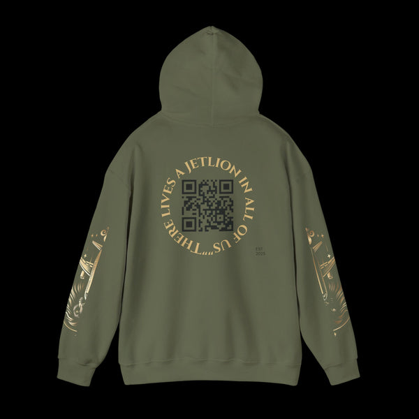 Manifest by JetLion Streak Hoodie:  Unisex Luxury Streetwear x Gift for Him x JetLion Signature Drop