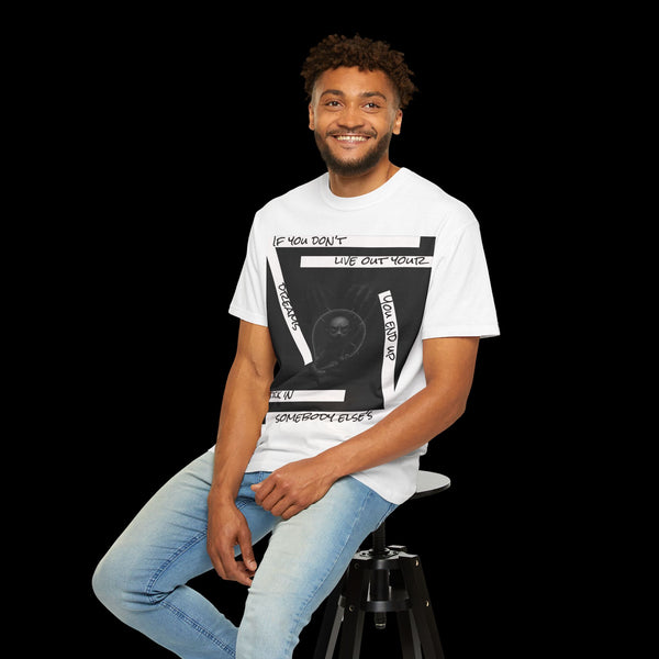 Phrazorblade by JetLion presents Detach | Inspirational Graphic Tee, Motivational T-Shirt, Unisex Casual Wear, Gift for Dreamers, Everyday Comfort, Unique Statement Shirt