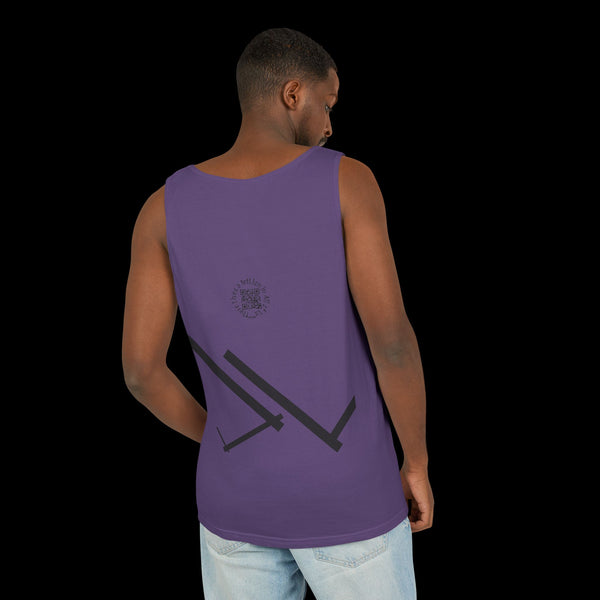 Phrazorblade by JetLion presents OnGuard – Emotional Armor Tank for the Bold and Reserved | Summer Wear, Gift for Him/Her, Casual Layering, Animal Lovers