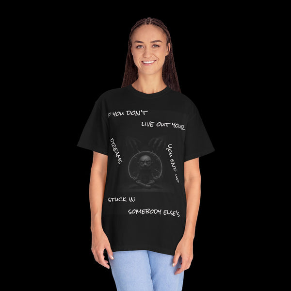 Phrazorblade by JetLion presents Detach | Inspirational Graphic Tee, Motivational T-Shirt, Unisex Casual Wear, Gift for Dreamers, Everyday Comfort, Unique Statement Shirt