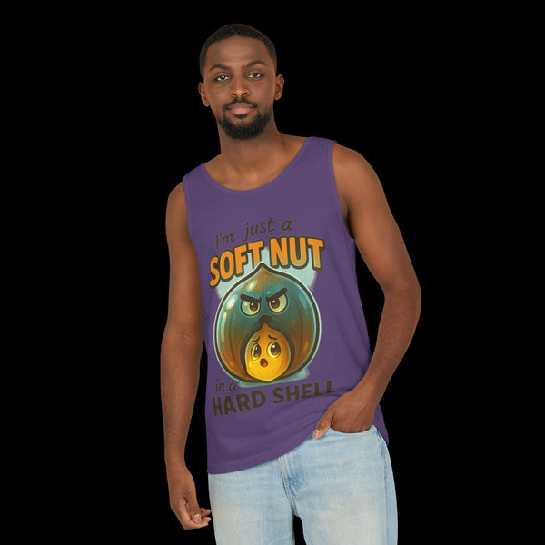 Phrazorblade by JetLion presents OnGuard – Emotional Armor Tank for the Bold and Reserved | Summer Wear, Gift for Him/Her, Casual Layering, Animal Lovers