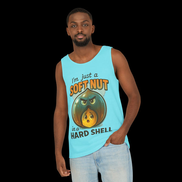 Phrazorblade by JetLion presents OnGuard – Emotional Armor Tank for the Bold and Reserved | Summer Wear, Gift for Him/Her, Casual Layering, Animal Lovers