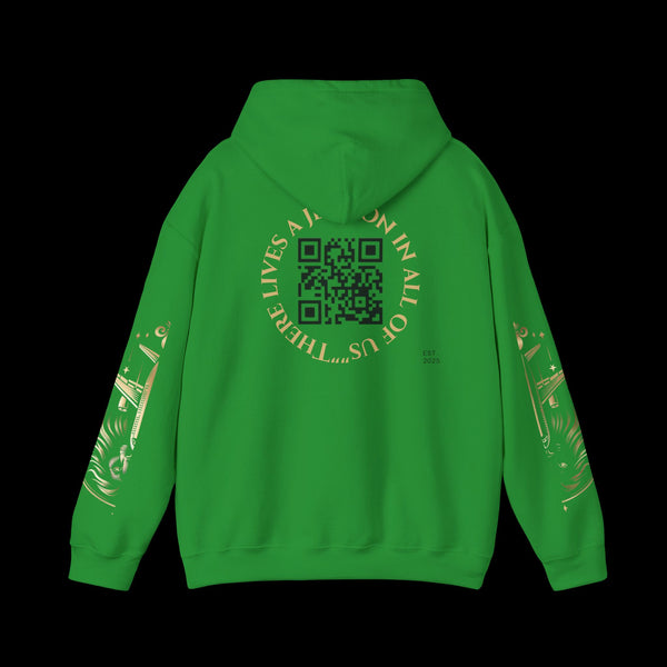 Manifest by JetLion Streak Hoodie:  Unisex Luxury Streetwear x Gift for Him x JetLion Signature Drop