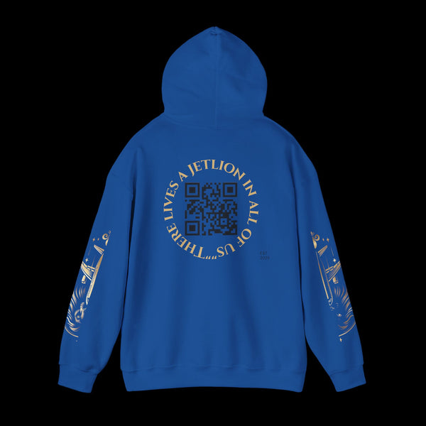 Manifest by JetLion Streak Hoodie:  Unisex Luxury Streetwear x Gift for Him x JetLion Signature Drop