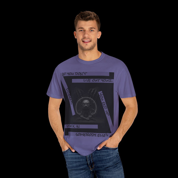 Phrazorblade by JetLion presents Detach | Inspirational Graphic Tee, Motivational T-Shirt, Unisex Casual Wear, Gift for Dreamers, Everyday Comfort, Unique Statement Shirt