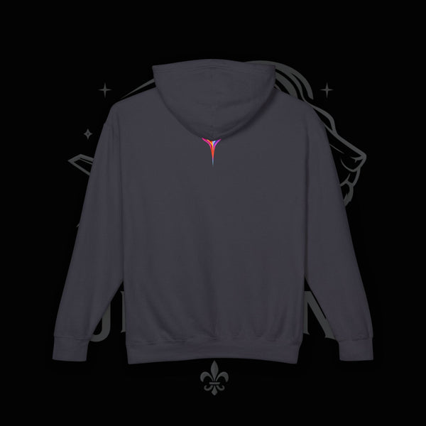 JetLion Present StarBurst Signature Lightweight Hoodie V1 — "JetLion" Cosmic Infused Graphic Sweatshirt
