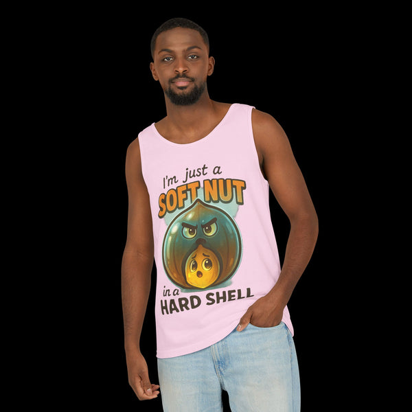 Phrazorblade by JetLion presents OnGuard – Emotional Armor Tank for the Bold and Reserved | Summer Wear, Gift for Him/Her, Casual Layering, Animal Lovers