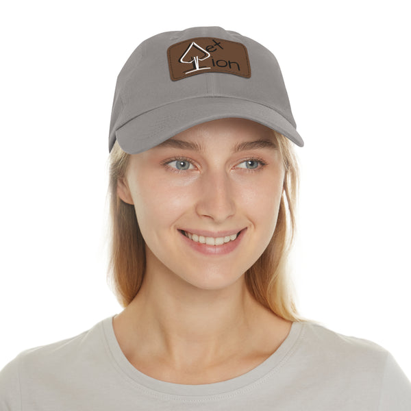 Reflection by JetLion – Premium Dad Hat with JetLionApp Spade Logo Patch | Clean, Minimal, Intentional