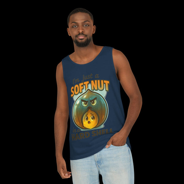 Phrazorblade by JetLion presents OnGuard – Emotional Armor Tank for the Bold and Reserved | Summer Wear, Gift for Him/Her, Casual Layering, Animal Lovers