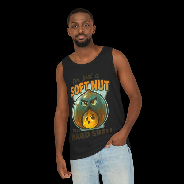 Phrazorblade by JetLion presents OnGuard – Emotional Armor Tank for the Bold and Reserved | Summer Wear, Gift for Him/Her, Casual Layering, Animal Lovers