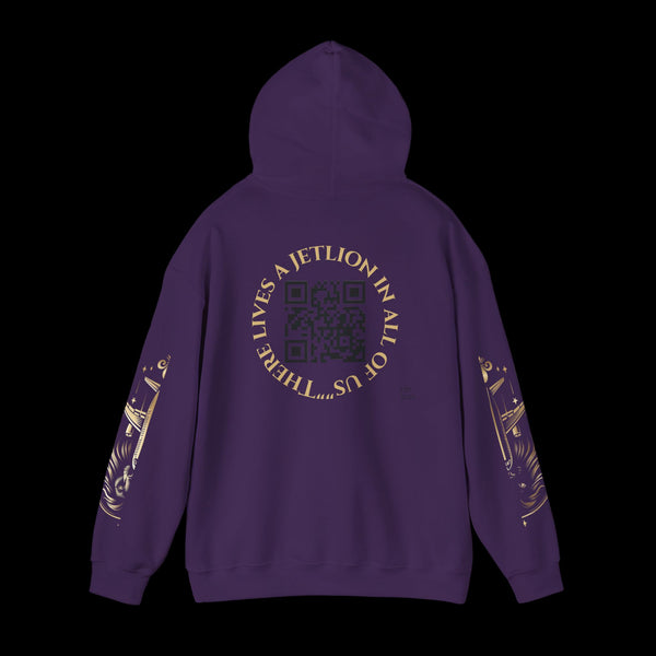 Manifest by JetLion Streak Hoodie:  Unisex Luxury Streetwear x Gift for Him x JetLion Signature Drop