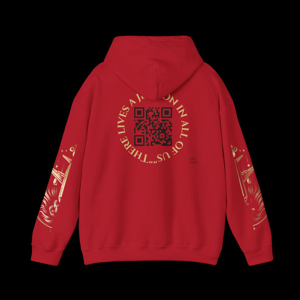 Manifest by JetLion Streak Hoodie:  Unisex Luxury Streetwear x Gift for Him x JetLion Signature Drop
