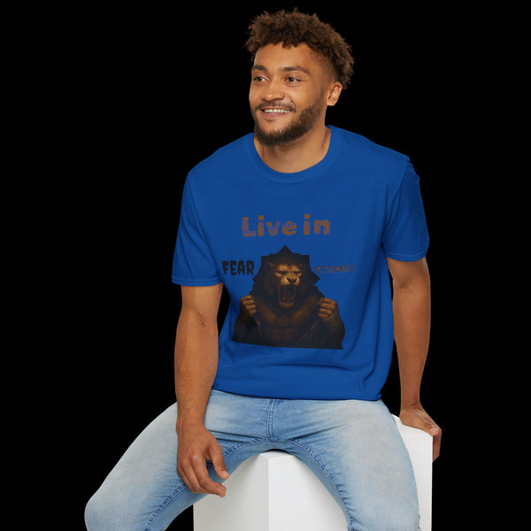 Breakthrough by JetLion Statement Tee of Unshakable Defiance | Duperfans x Phrazorblade Collaboration - Motivational Tee, Animal Lover Gift, Everyday Casual Wear, Fitness Apparel