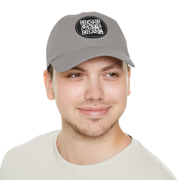 Cipher by JetLion – QR Patch Dad Hat for Silent Impact & Coded Presence Perfect for Casual Outfits, Gifts, Summer, Outdoor Adventures, Unique Accessories