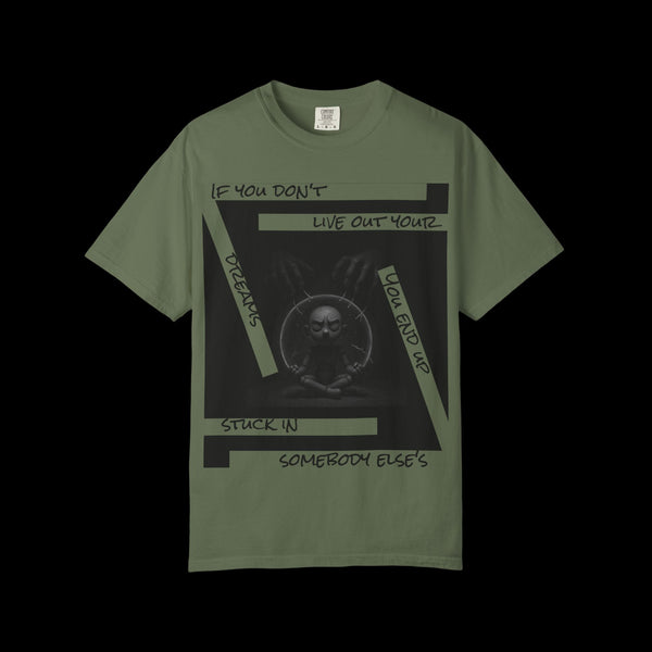 Phrazorblade by JetLion presents Detach | Inspirational Graphic Tee, Motivational T-Shirt, Unisex Casual Wear, Gift for Dreamers, Everyday Comfort, Unique Statement Shirt