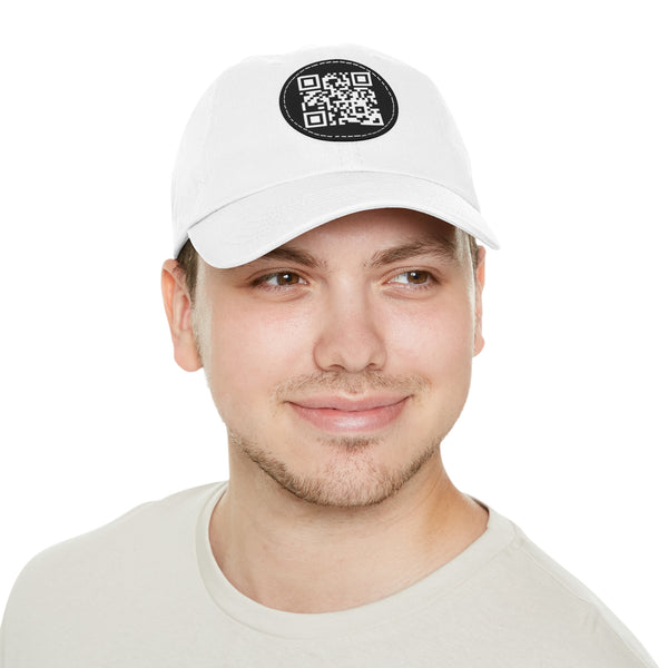 Cipher by JetLion – QR Patch Dad Hat for Silent Impact & Coded Presence Perfect for Casual Outfits, Gifts, Summer, Outdoor Adventures, Unique Accessories
